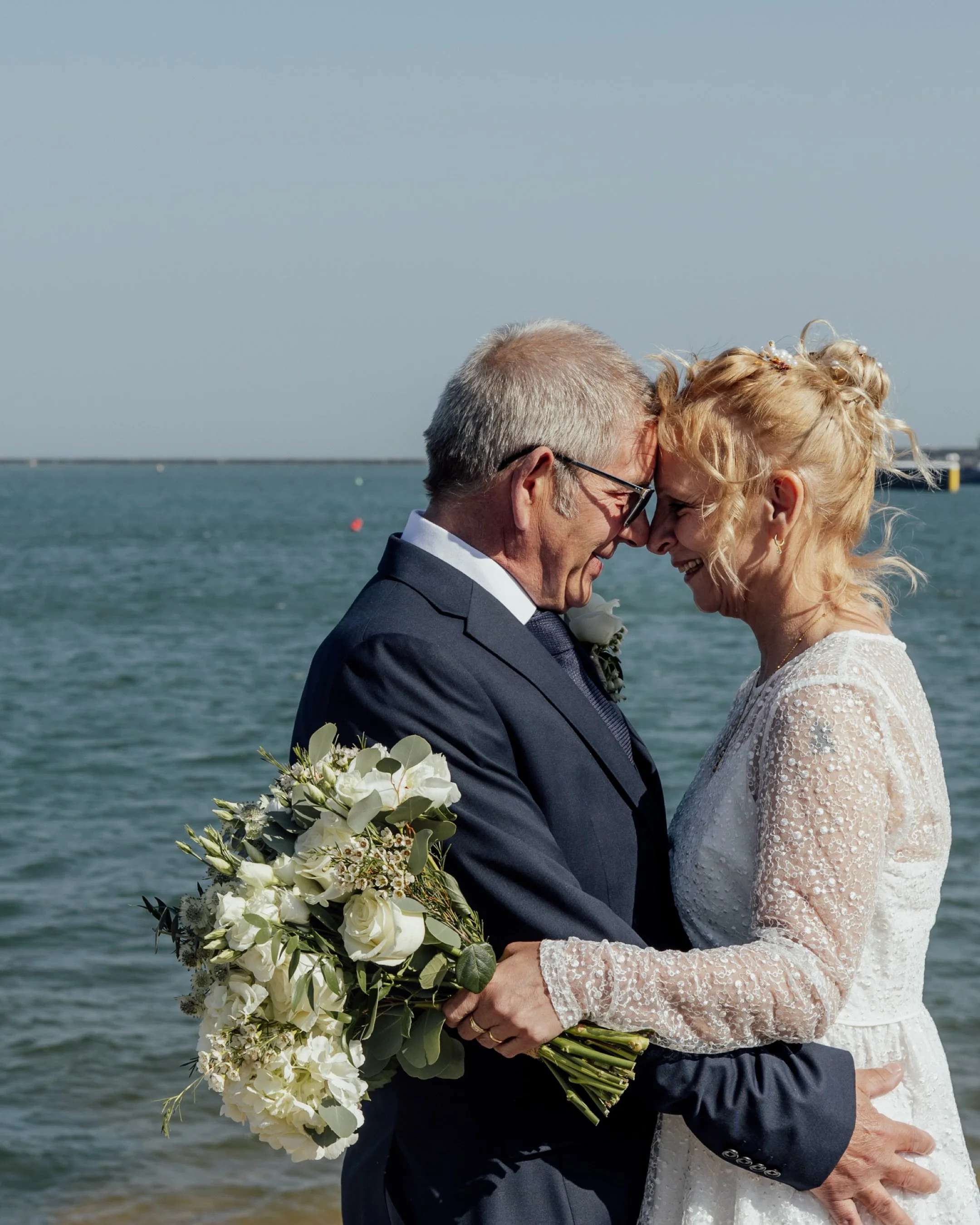 Last month I had the pleasure of capturing this beautiful wedding for Sharon and Mark at @dovermarinaweddings 

The sunshine made an appearance, but as anyone who&rsquo;s been by the sea knows, there&rsquo;s usually a bit of wind too! While that can 