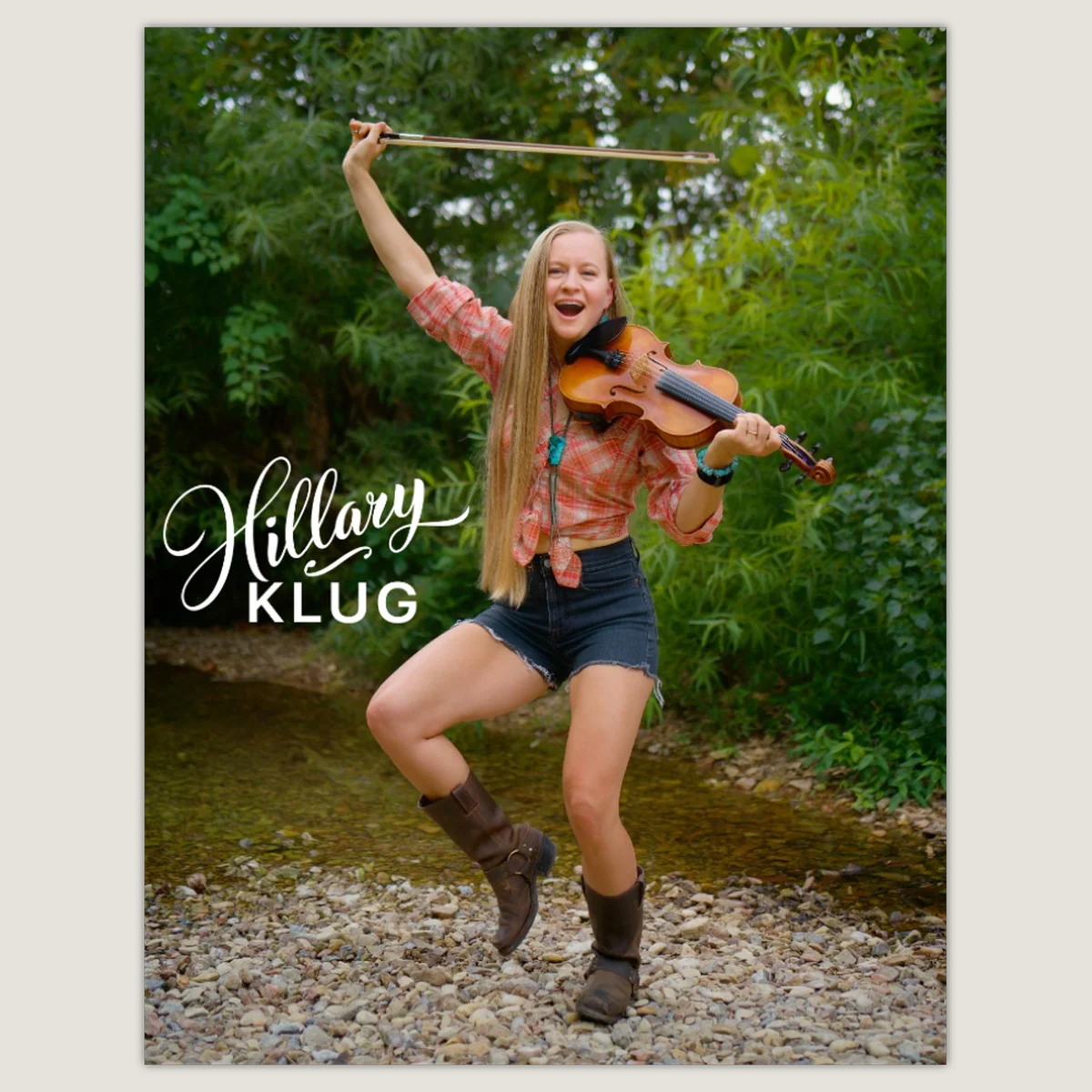 A signed Hillary Klug photo, personalized just for you! 🎻