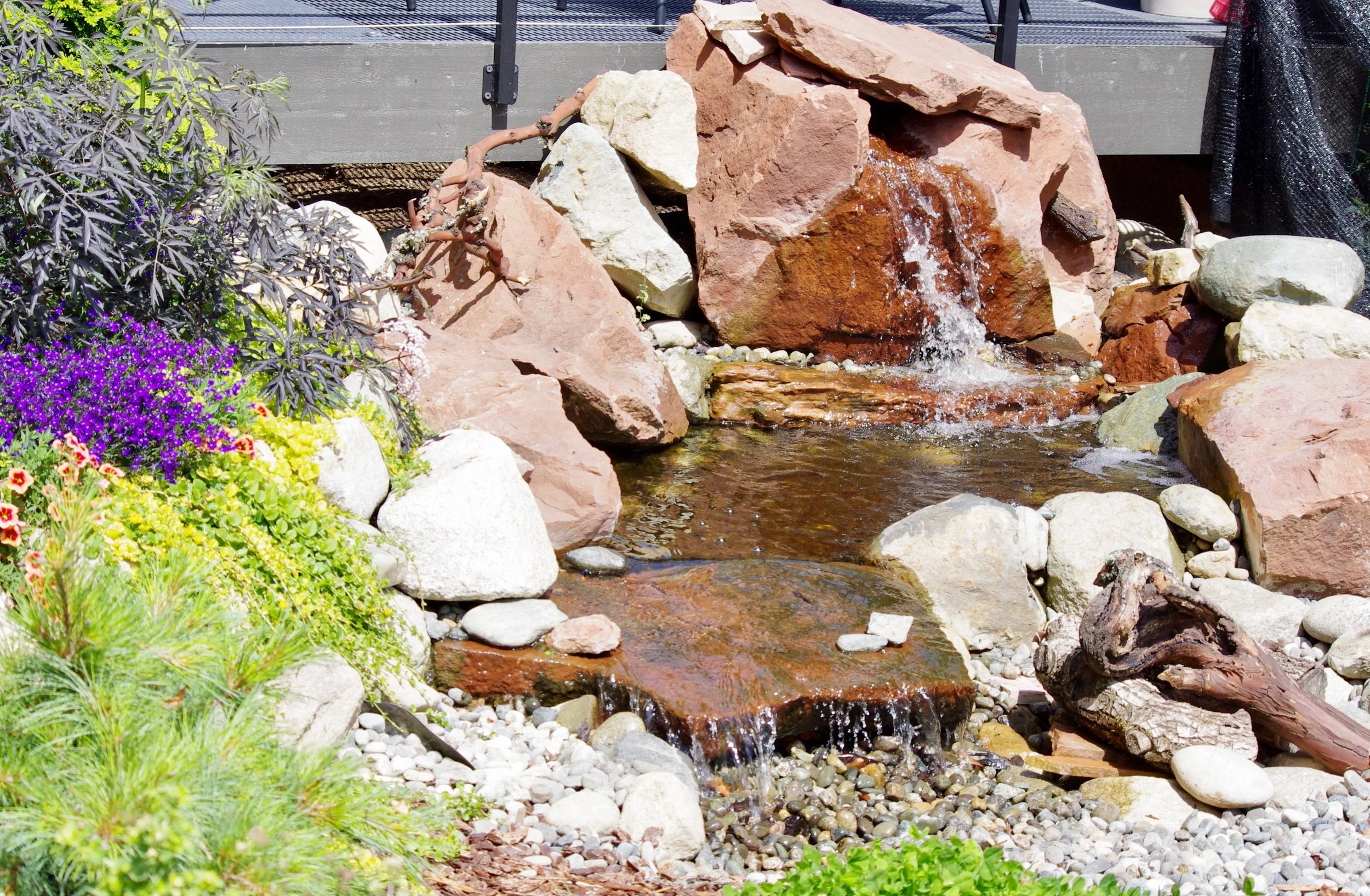 Custom Pond Water Feature