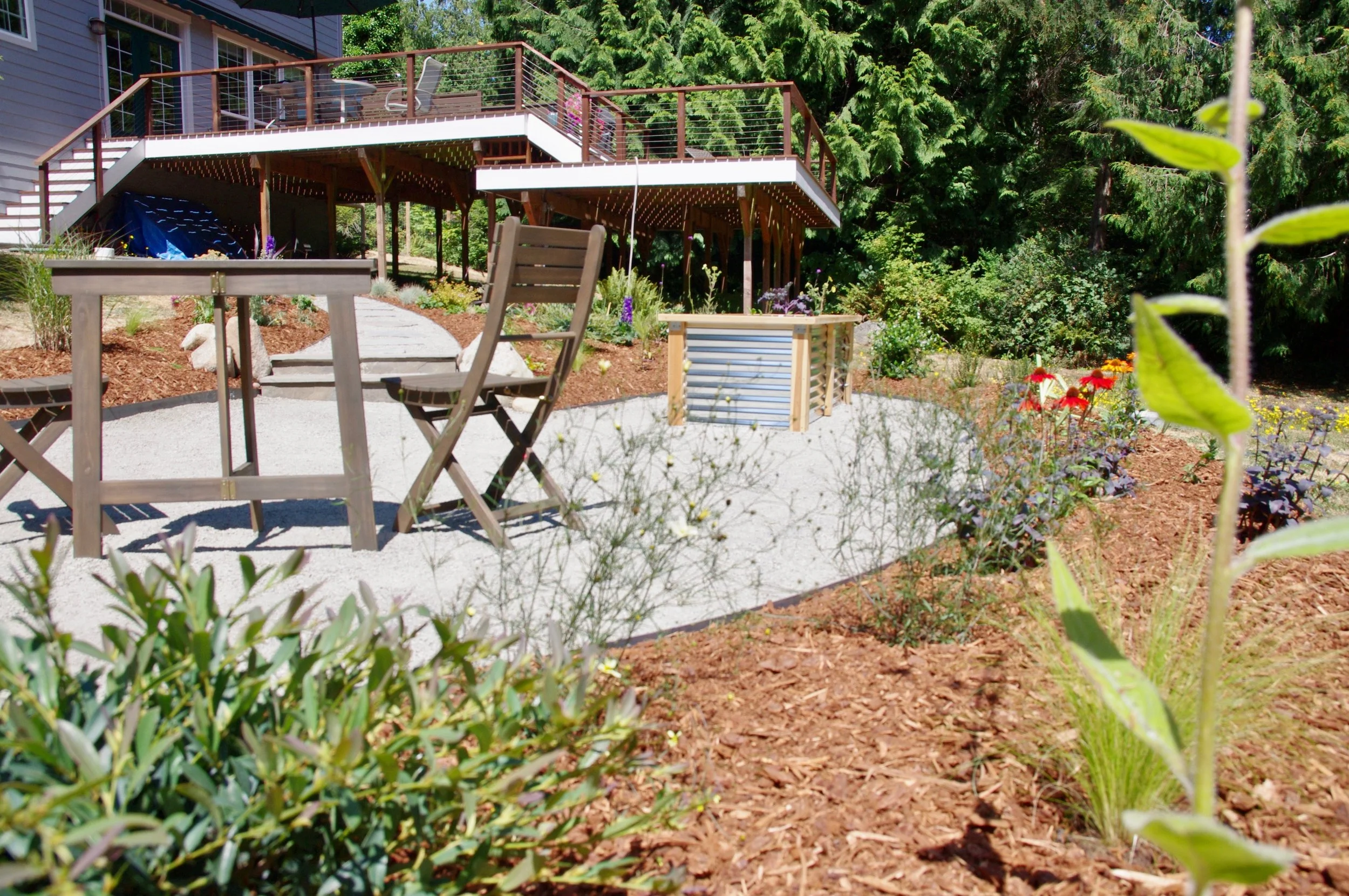 Multi level outdoor living