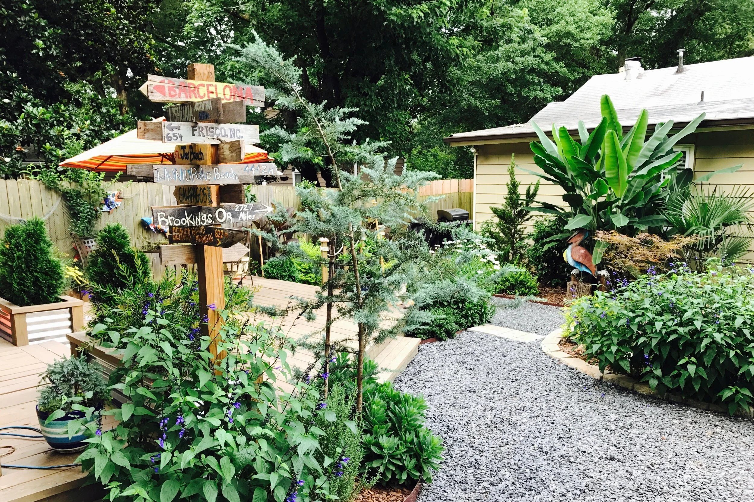 tropical pnw garden design