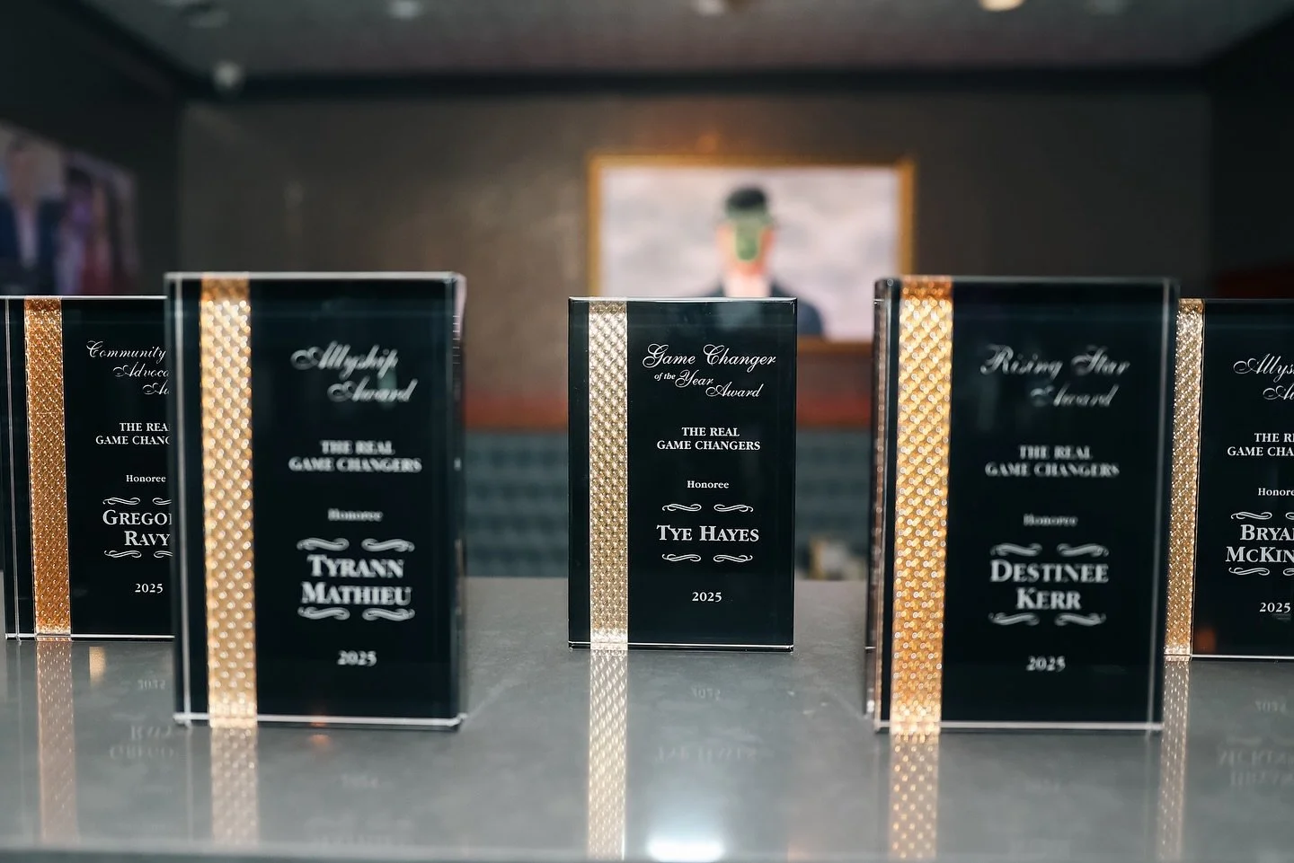 Honored to Honor our Honoree&rsquo;s🏆🙌🏾 with @allstaryeswecan for the 1st Annual Real Game Changers Mixer! We&rsquo;re already looking forward to doing it again next year! #therealgamechanger #neworleans #kansascitychiefs