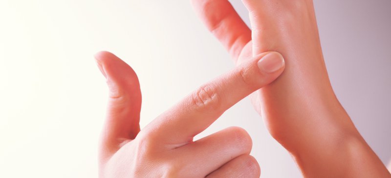 Acupressure point for tapping