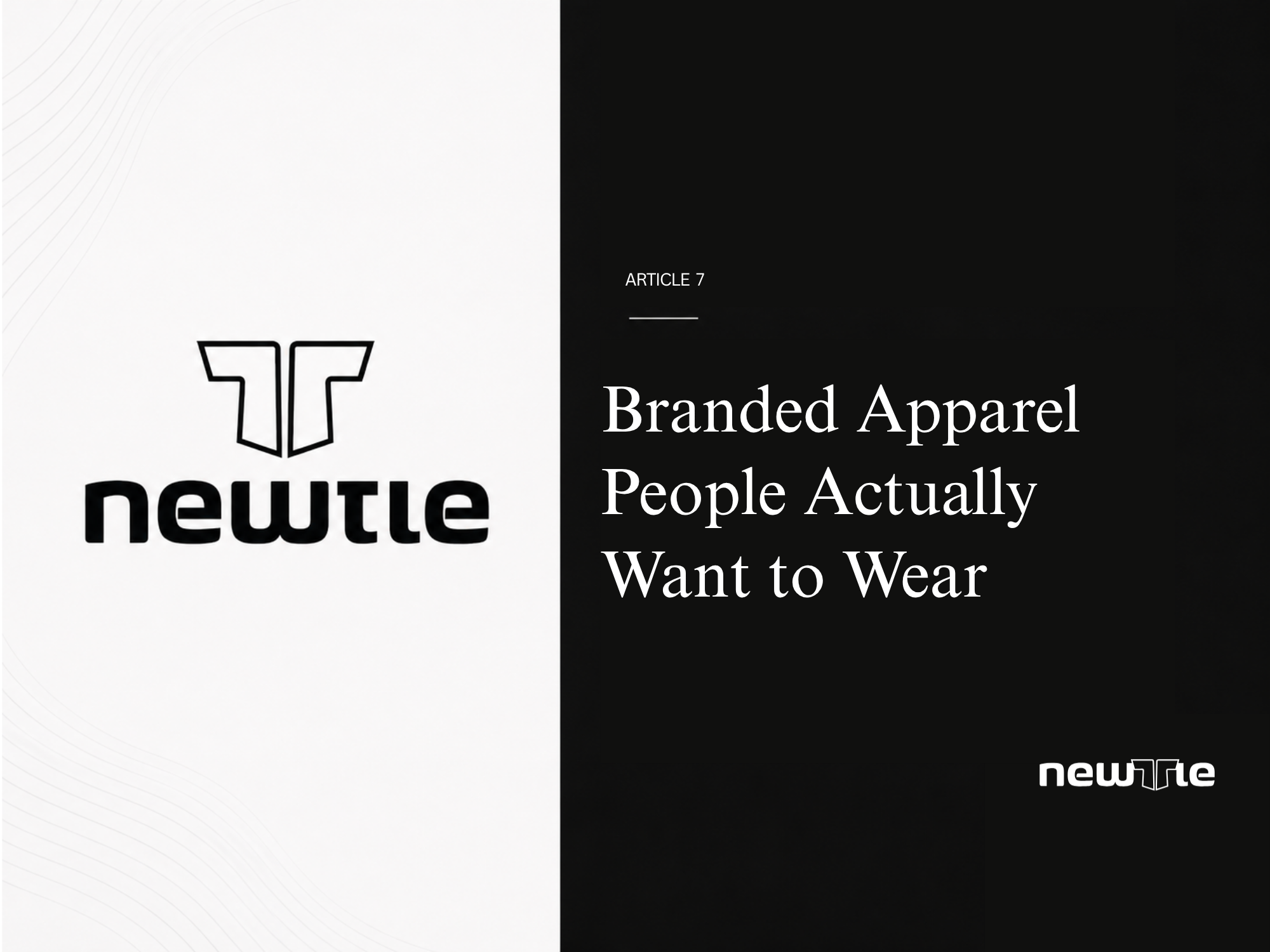Branded Apparel People Actually Want to Wear