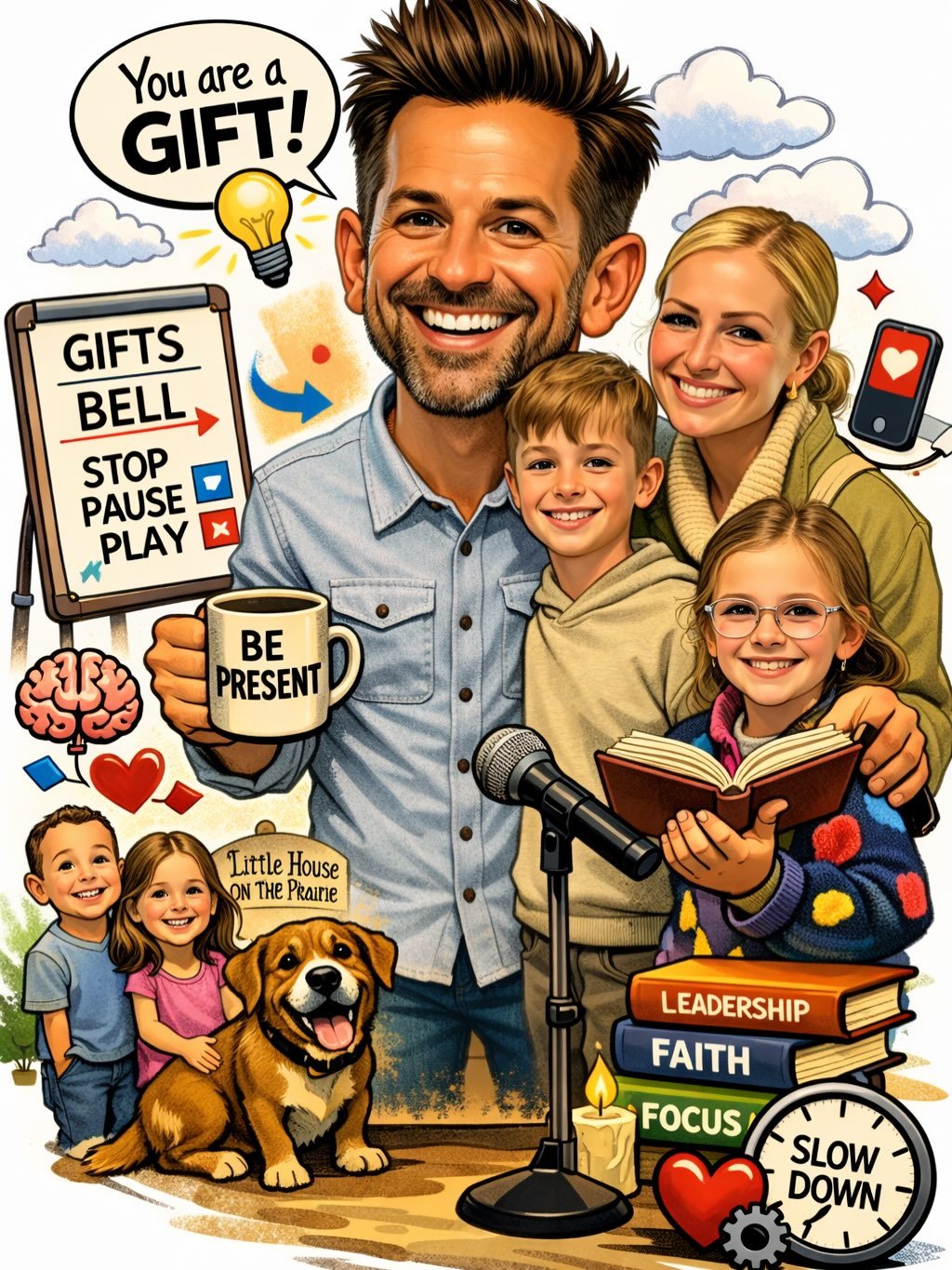 A day late to the party, but thought I&rsquo;d join the trend. Although I used to have hair in highschool, I was laughing out loud at the first image. Love our dogs joined in on the fun for our second try although my wife got pigtails for some strang