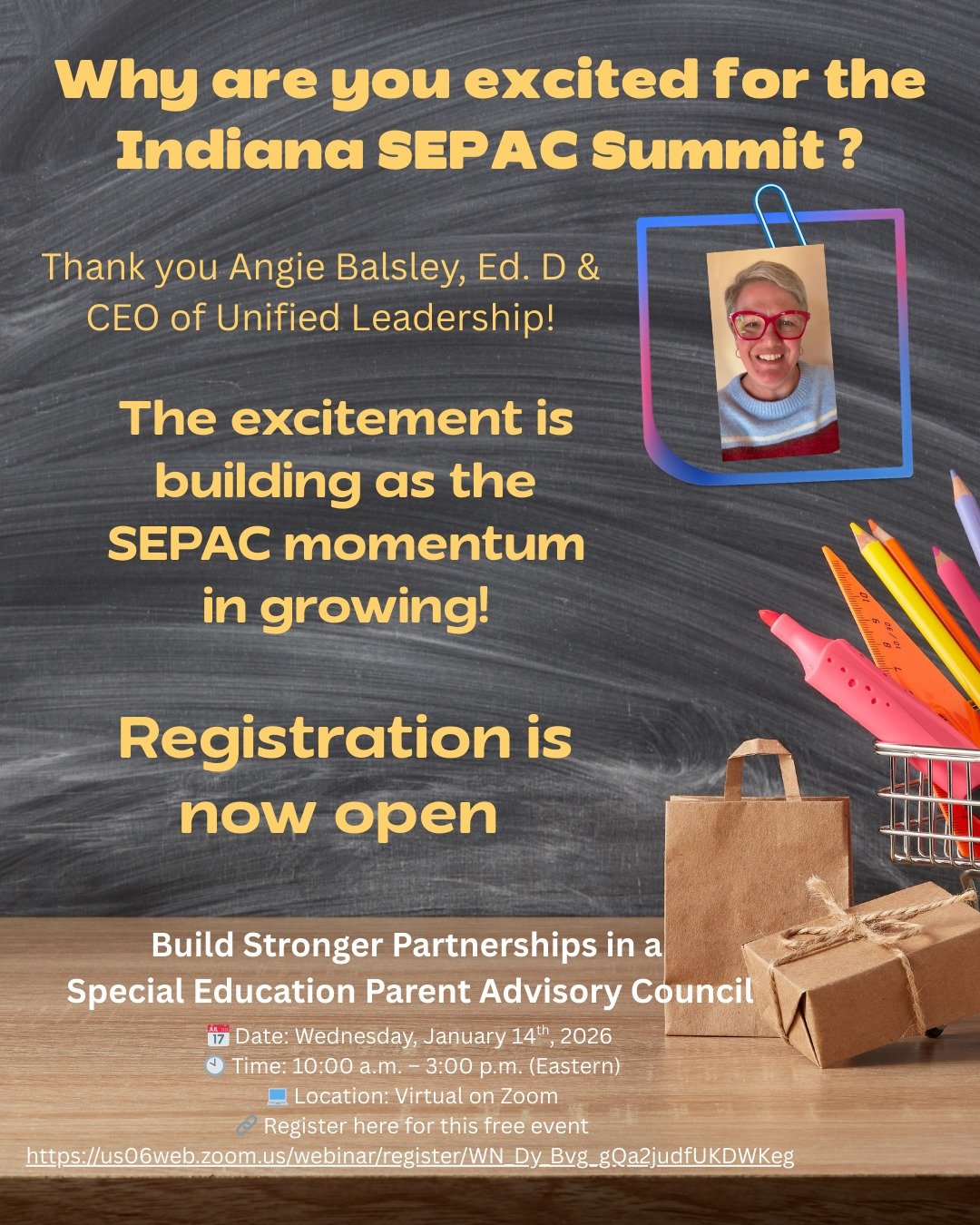 Collaboration is COOL with a SEPAC. Register today to start or strengthen your journey in the use Special Education Parent Advisory Councils to improve outcomes for students with disabilities. Register today at: https://us06web.zoom.us/webinar/regist