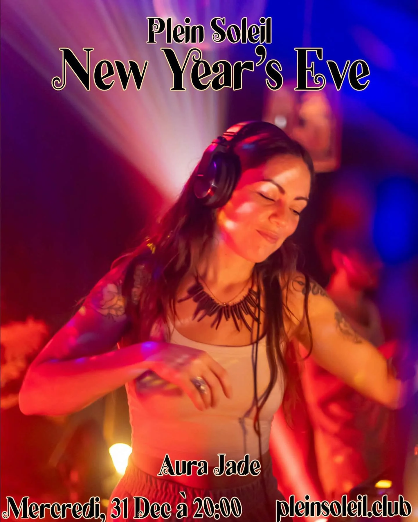 LAST GIG OF 2025 🚀

I&rsquo;m beyond excited for this one! Join the @pleinsoleil.club family for an epic New Year&rsquo;s night in a brand-new venue &mdash; dancing, vibing, and celebrating together.

Check the link in my bio to join!
Expect powerfu