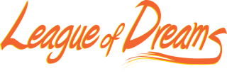 Logo for 'League of Dreams' with the tagline 'Every child has a dream, and a chance to play.'