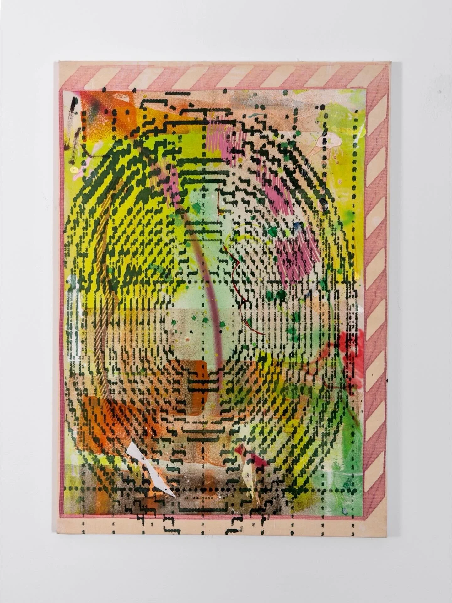 Natan Lawson
Time Machine, 2025
sharpie, spray paint and acrylic on canvas
33 x 23 in

📸 @benjahphotography