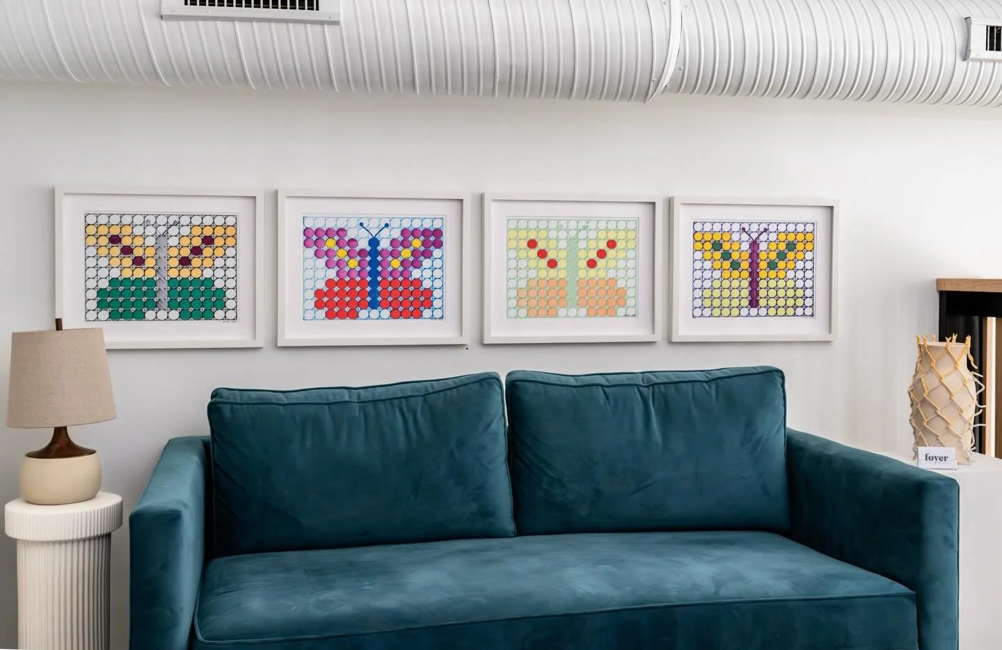 February @rvafirstfridays is this Friday, 5-9pm! 

Come see Bubble Gum Garden (and Bring your quarters for the gum ball machine) 🔴🔵🟢🟡🟠🟣

Natan Lawson
butterflies I, 2025
sharpie on paper
16.25 x 20.25 inches, Framed
$250 each

📸 @benjahphotogr