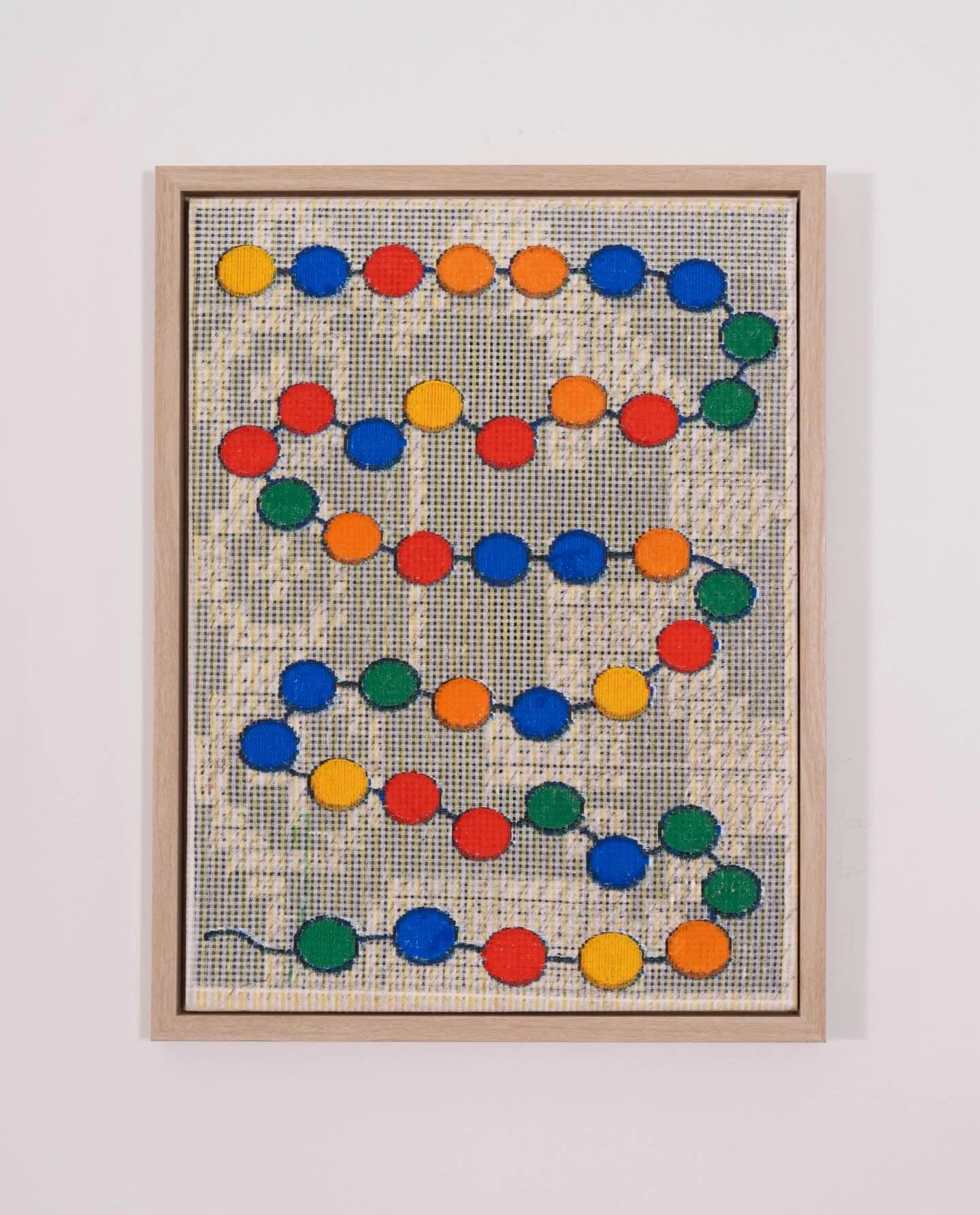 Winter needs to go home! Here's to above-freezing days and a good thaw. First Fridays is this week! Stay warm and embrace color 🧡💛💚&hearts;️💙

Natan Lawson
Lolly Lace, 2025
Acrylic on canvas
24 x 18 in
Framed
$1,000

📸 @benjahphotography