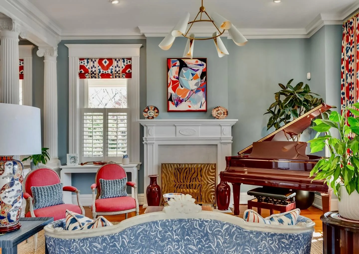 When a Foyer Collector's house is on the market you get professional photos of Foyer art in situ! 

Don&rsquo;t worry, they are taking the art with them to their next home!

Patrick Berran
Untitled, 2025
Acrylic, ink, pastel transfer, collaged papers