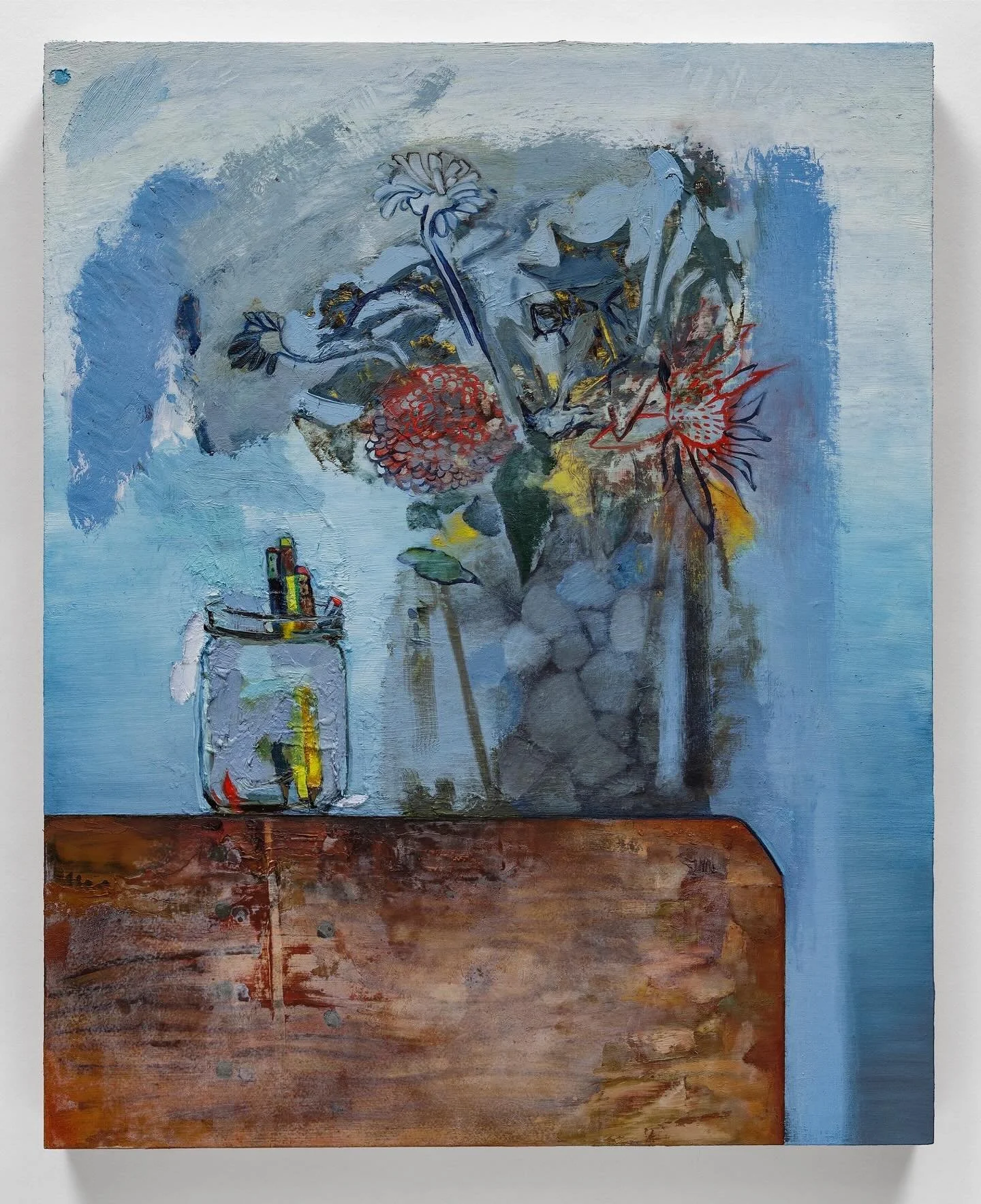 Rachel Jeffers
Scribble Bouquet, 2025
oil on panel
20 x 16 in

Monday Alchemy opens tomorrow at 5pm for the April @rvafirstfridays - see you there! 
@richmondartsdistrict