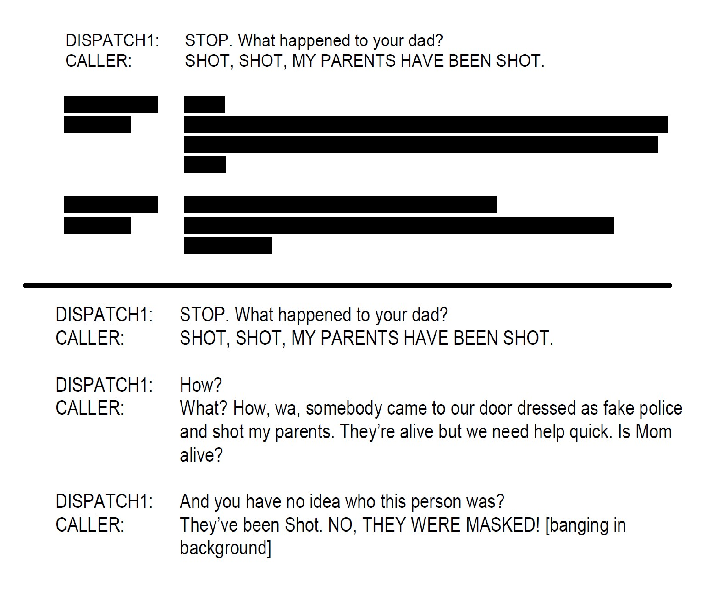 Transcript Of Ransom Call Legal Challenge Leads to Release of 911 Call Transcript — Minnesotans ...