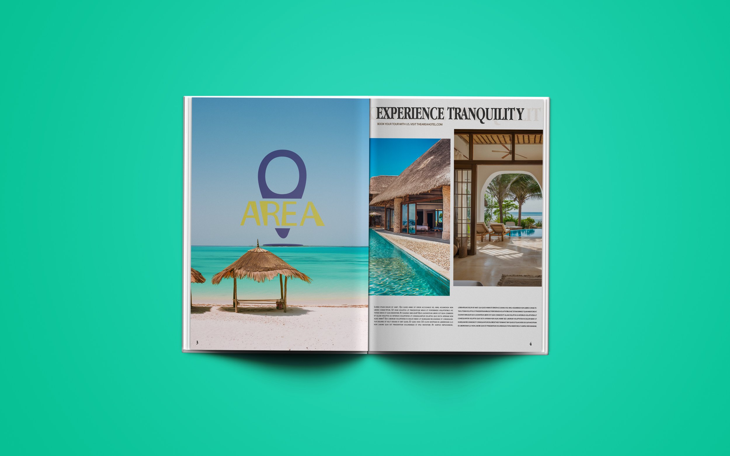 Hotel Magazine Branding design