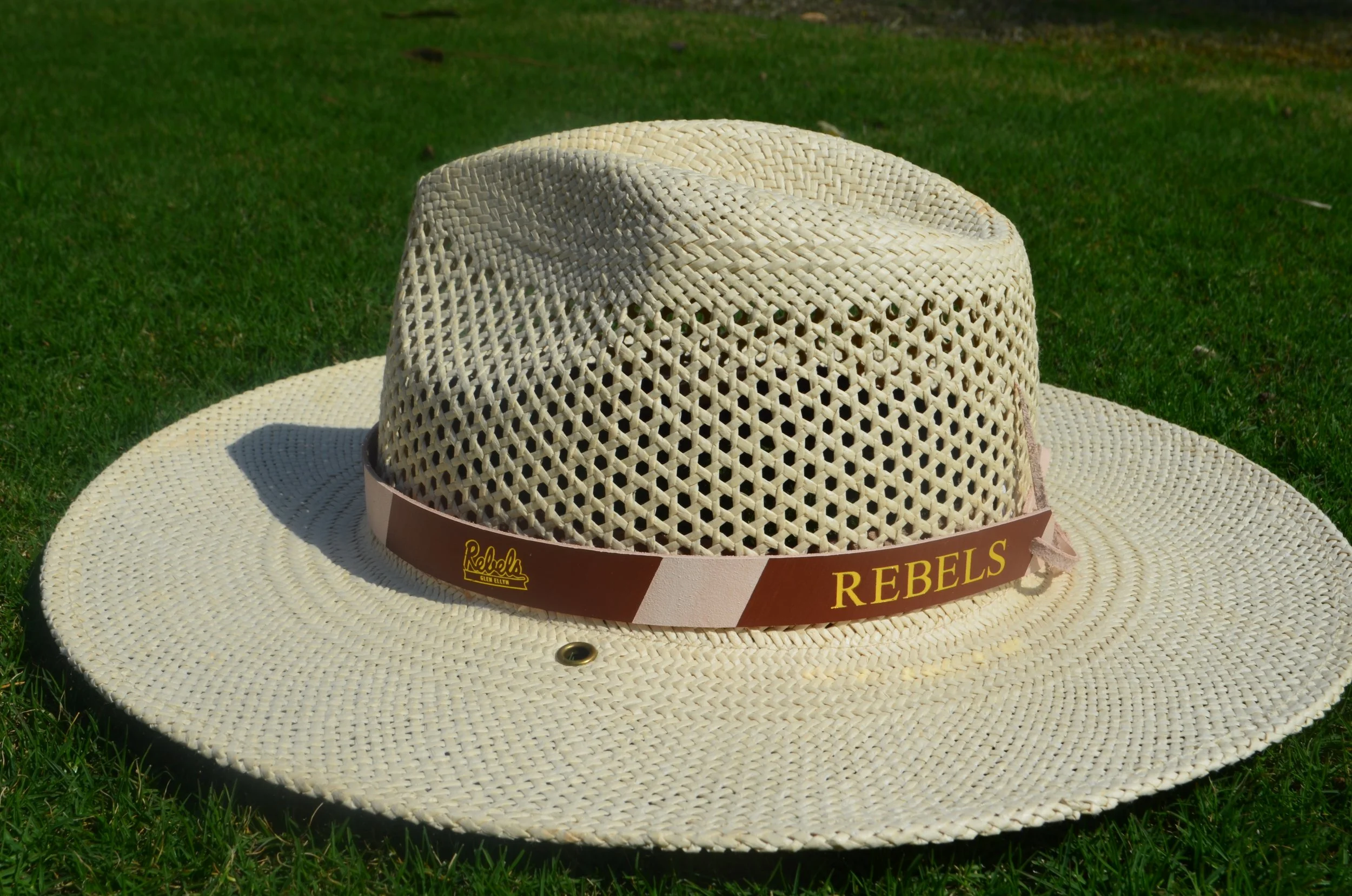 Rebels Brown Stripe (Text and Logo)