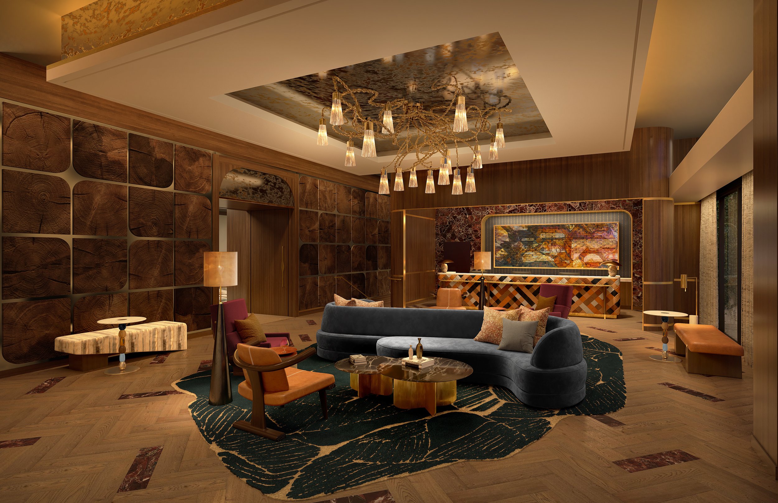 Hospitality Hotel Lobby