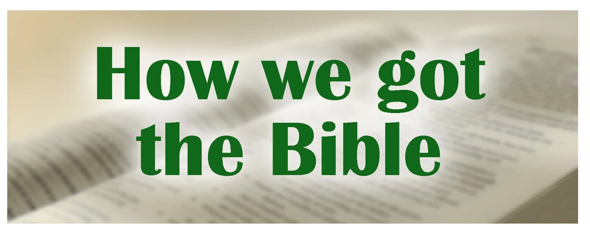 Online Bible Study