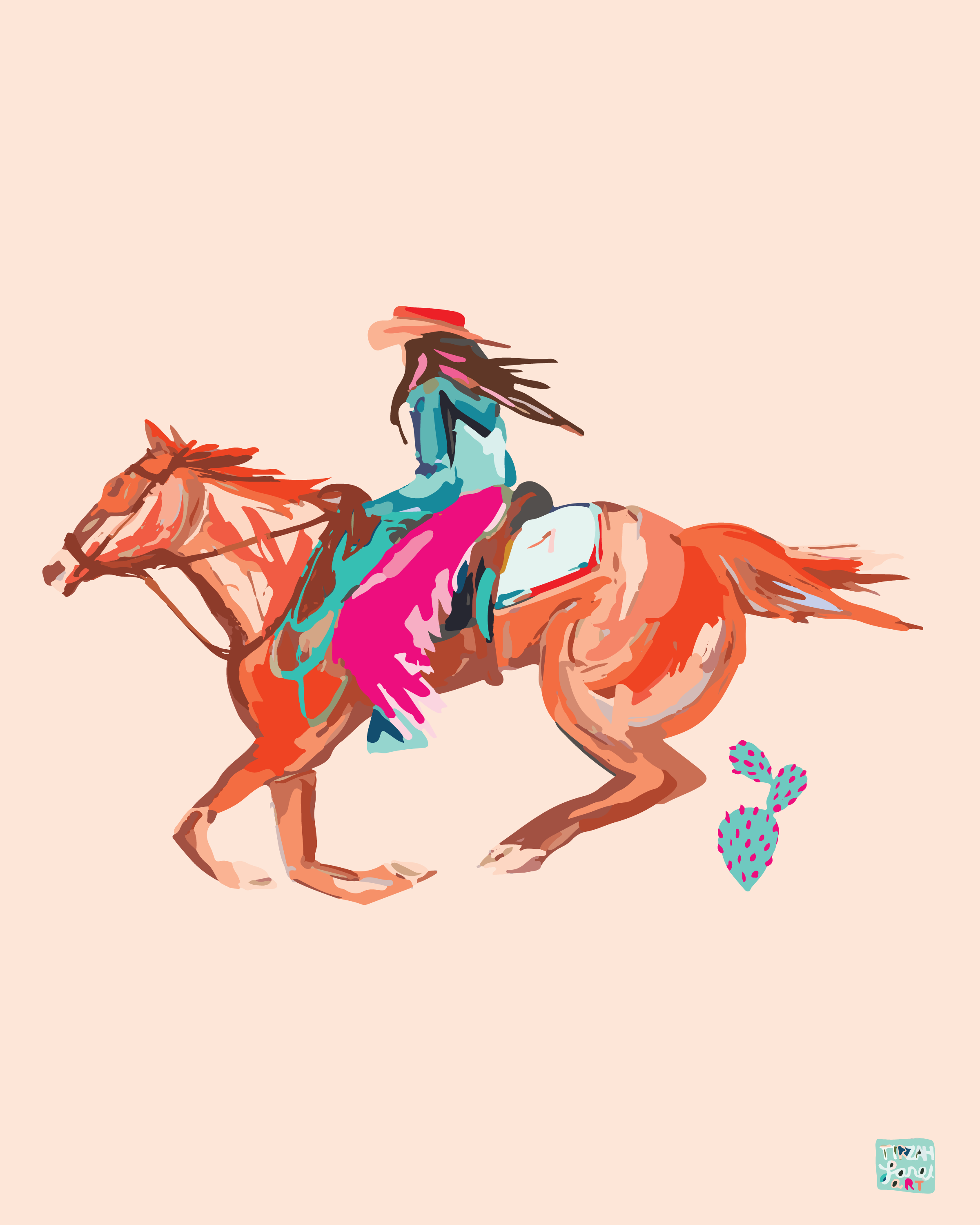 Brunette Cowgirl