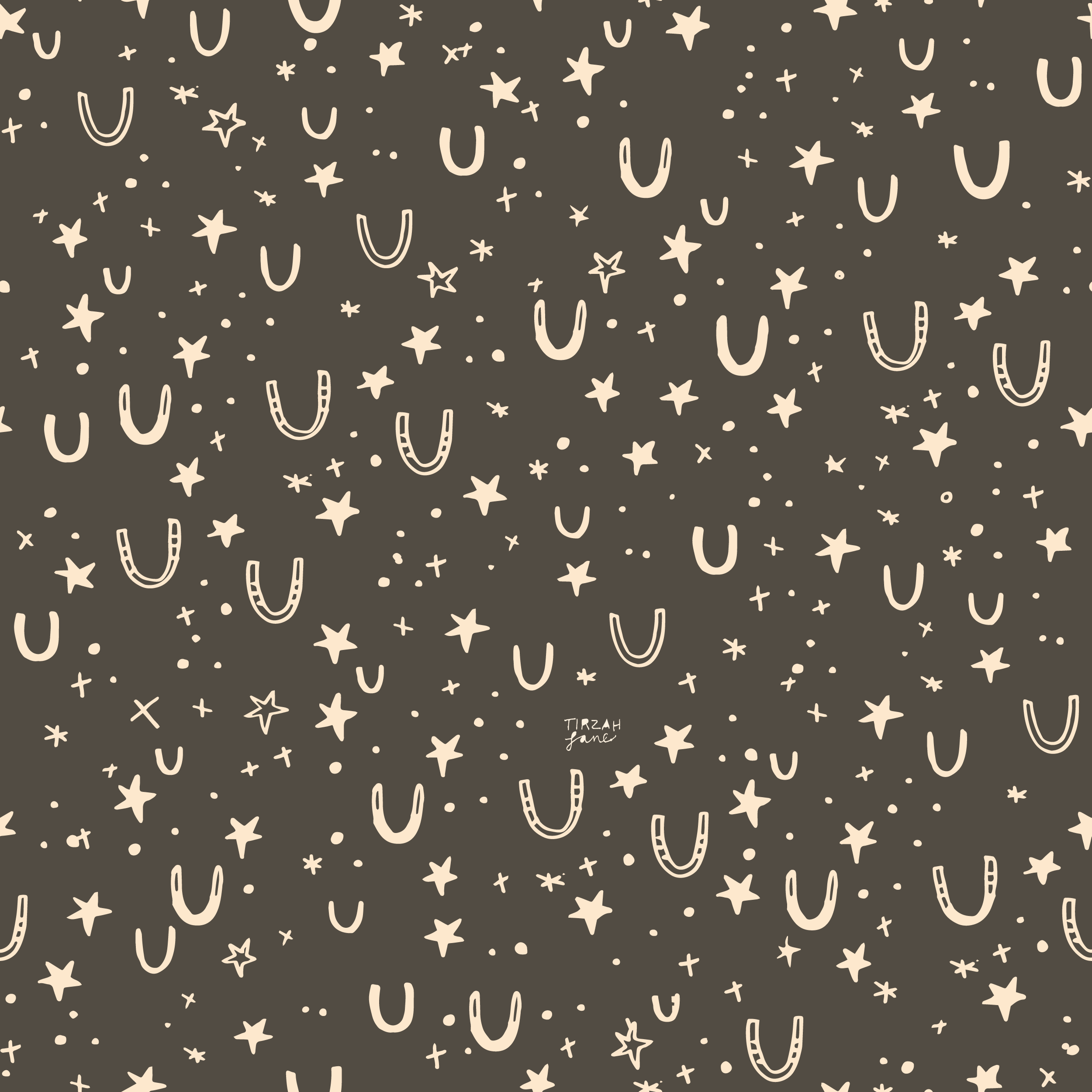 Lucky Stars in Dark Rust