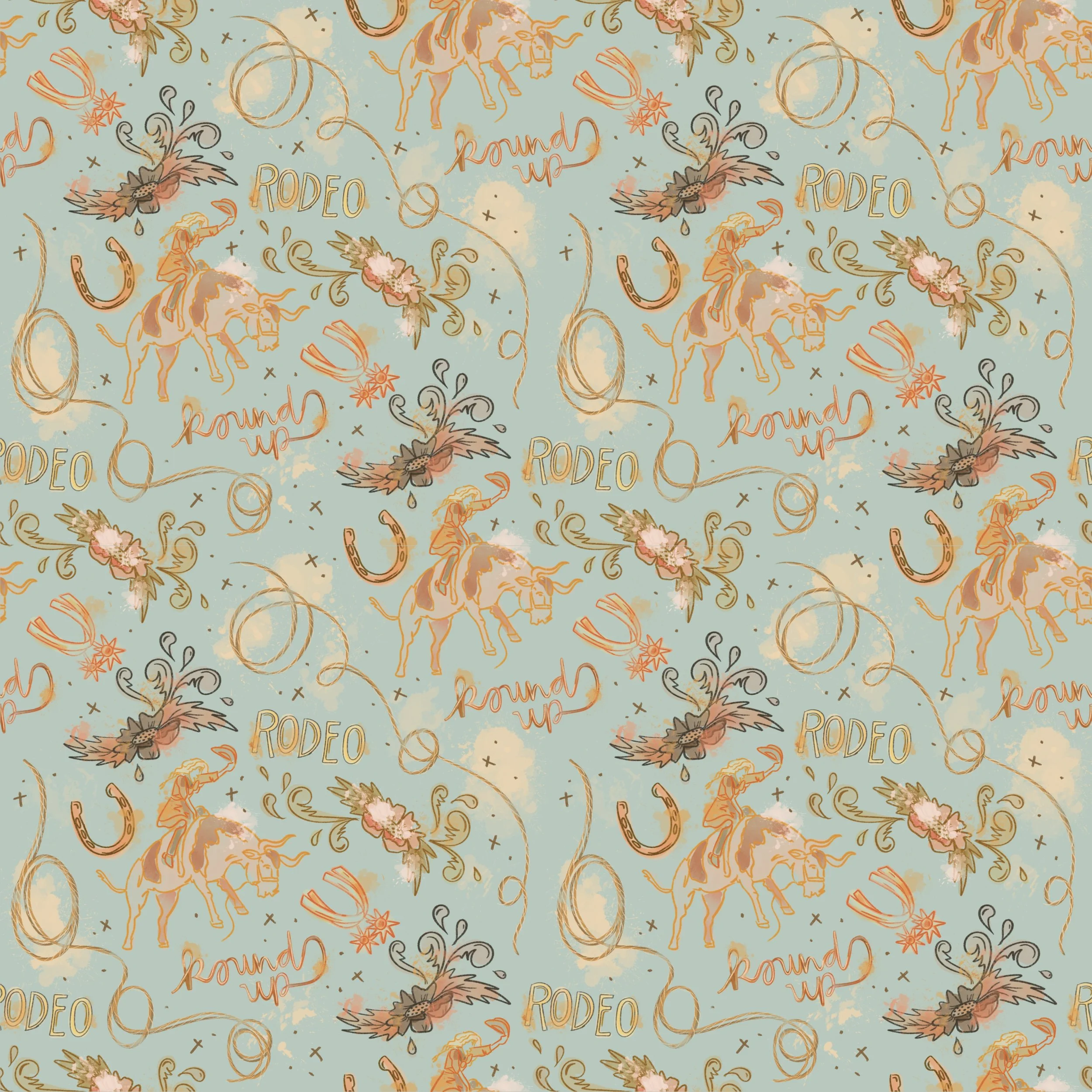 Round Up Medley in Country Sage