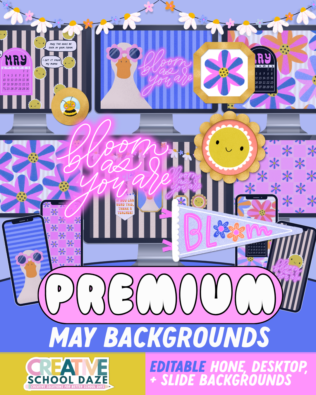 PREMIUM May Backgrounds