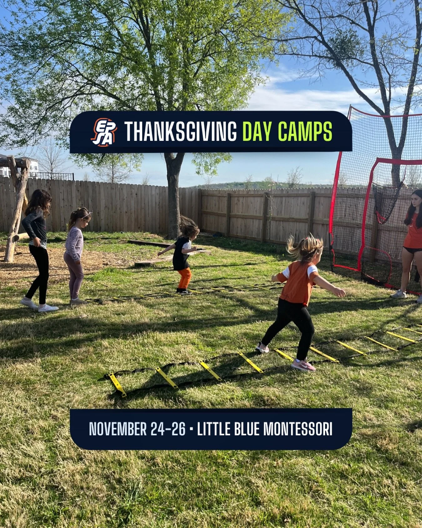 Thanksgiving Camps are HERE &mdash; consider your holiday help handled! 🦃✨ November 24&ndash;26 at Little Blue Montessori, with both indoor and outdoor spaces to keep the fun flowing all day long.

Your kiddos will experience the perfect mix of phys