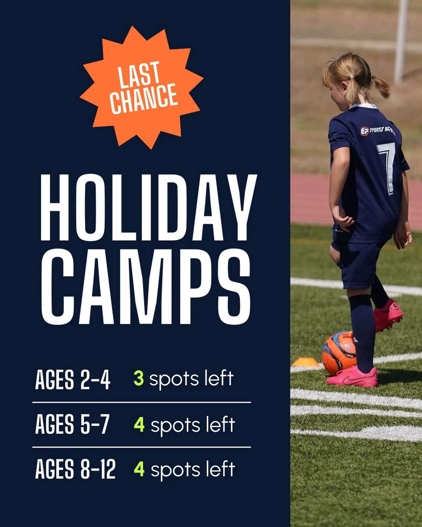 🚨 Final spots alert 🚨 Winter Break Camp is nearly sold out. Make sure your break plan is covered&mdash;secure your holiday spot!

🔗 https://epsportsacademy.com/camps/

#AustinParents #ATXParents #AustinMoms #AustinDads #ATXKids #AustinKids #Austin