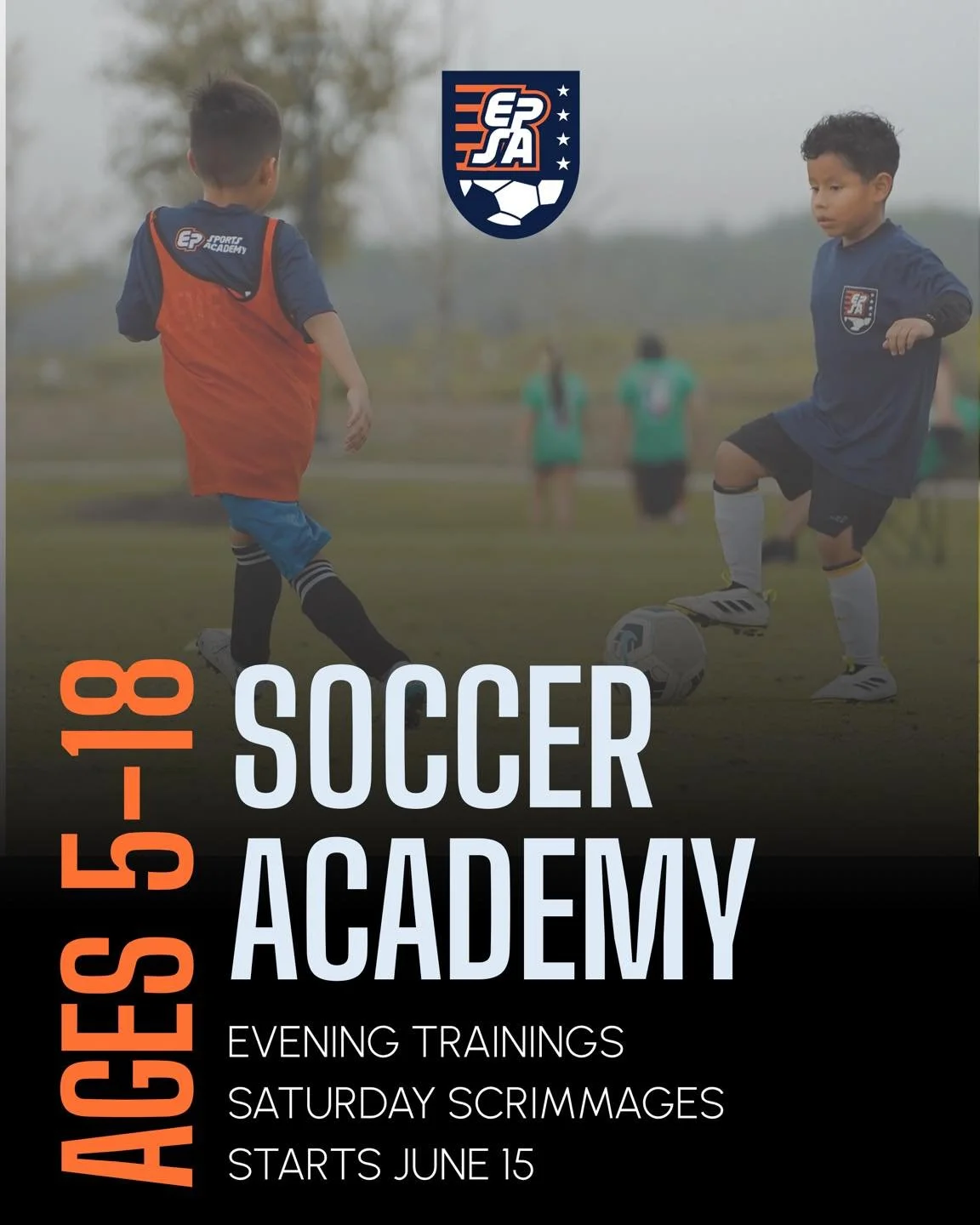 Summer training is HERE! Train all summer long to prep for the fall season. ☀️⚽️

Details: 
Dates: June 15th-August 1st
Monday &amp; Thursday Trainings: 6pm-7:15pm 
Scrimmages: Saturday Mornings 

We want to see you out there! 😎

#youthsoccer #south