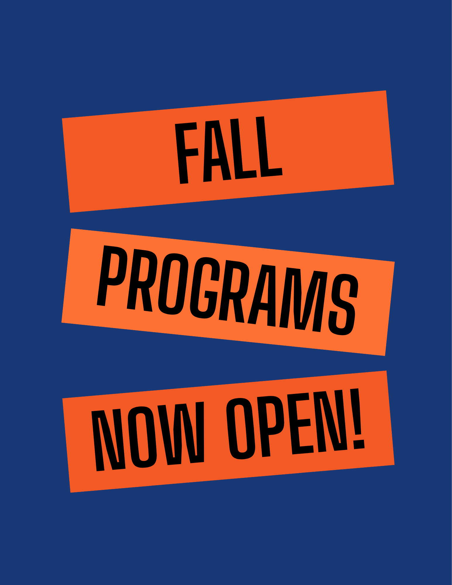 Fall Registration is Open!