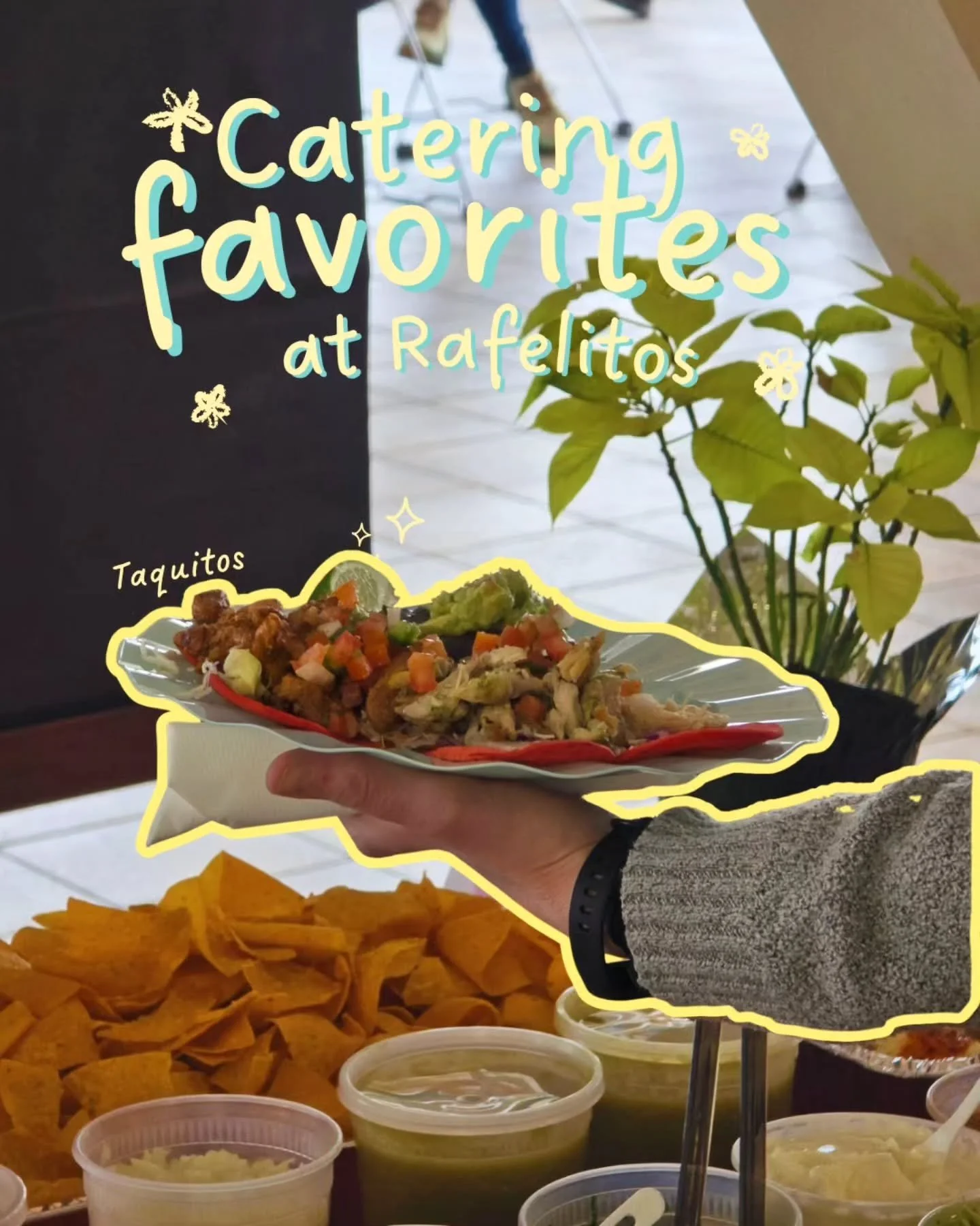 Bring the taco party to your event 🌮
Book Rafelitos Catering for authentic Mexican street tacos, fresh salsas, and unforgettable flavor.
Perfect for weddings, birthdays, office parties &amp; more.

📲 DM us or book through call (907) 339-1943