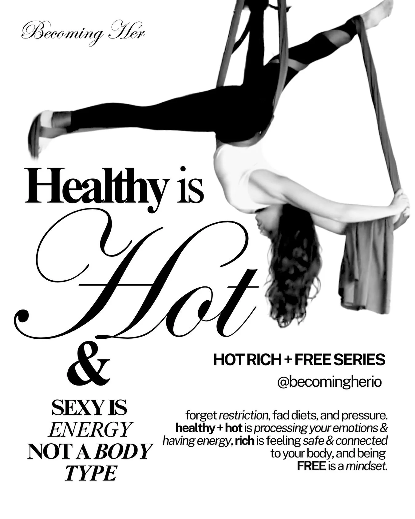 True luxury isn&rsquo;t restriction.
It isn&rsquo;t chasing a dress size.
It isn&rsquo;t punishing yourself in the gym.

💎 Hot is having the energy to live fully.
💎 Rich is feeling safe and connected in your own body.
💎 Free is releasing the weigh
