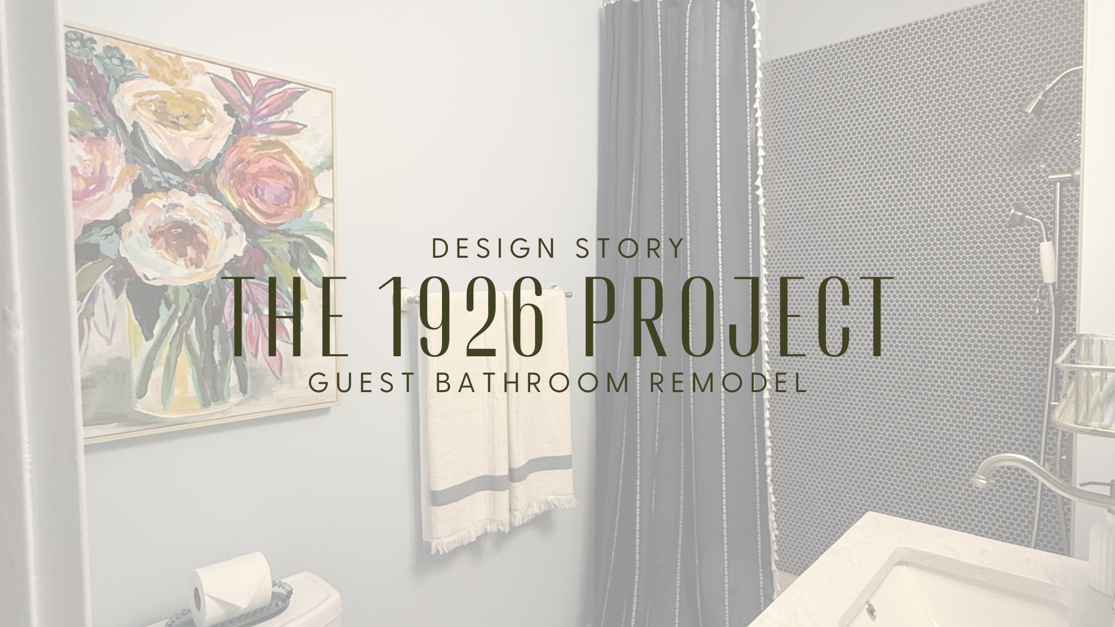 Design Story: The 1926 Bathroom Remodel — Carlson Projects - Remodel ...