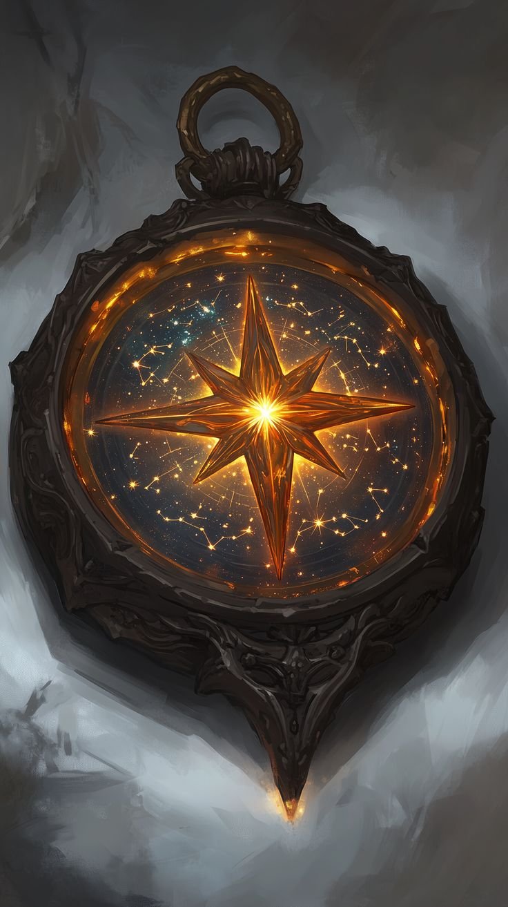 Celestial Starfinder – Fantasy Artifact Compass Aesthetic.jpeg
