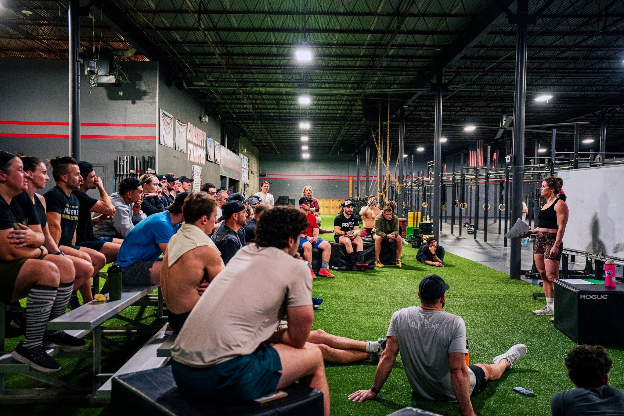 CrossFit wellness seminar led by Resilience Performance Coaching team