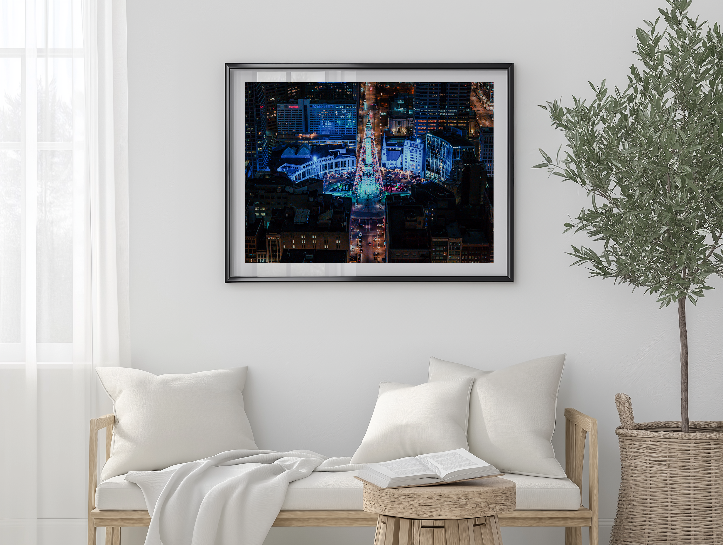 Indianapolis Circle of Lights | Monument Circle Portrait