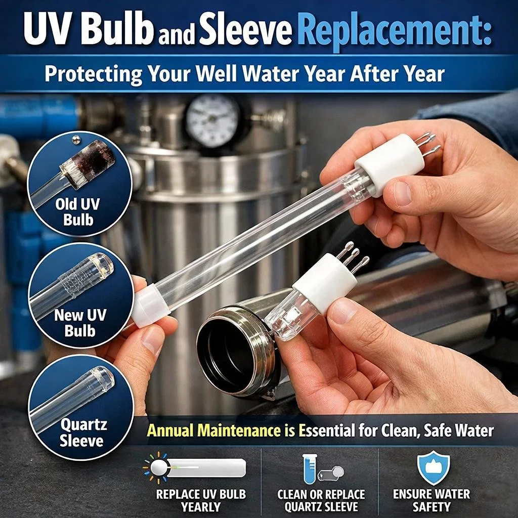 UV Bulb and Sleeve Replacement: Protecting Your Well Water Year After Year
