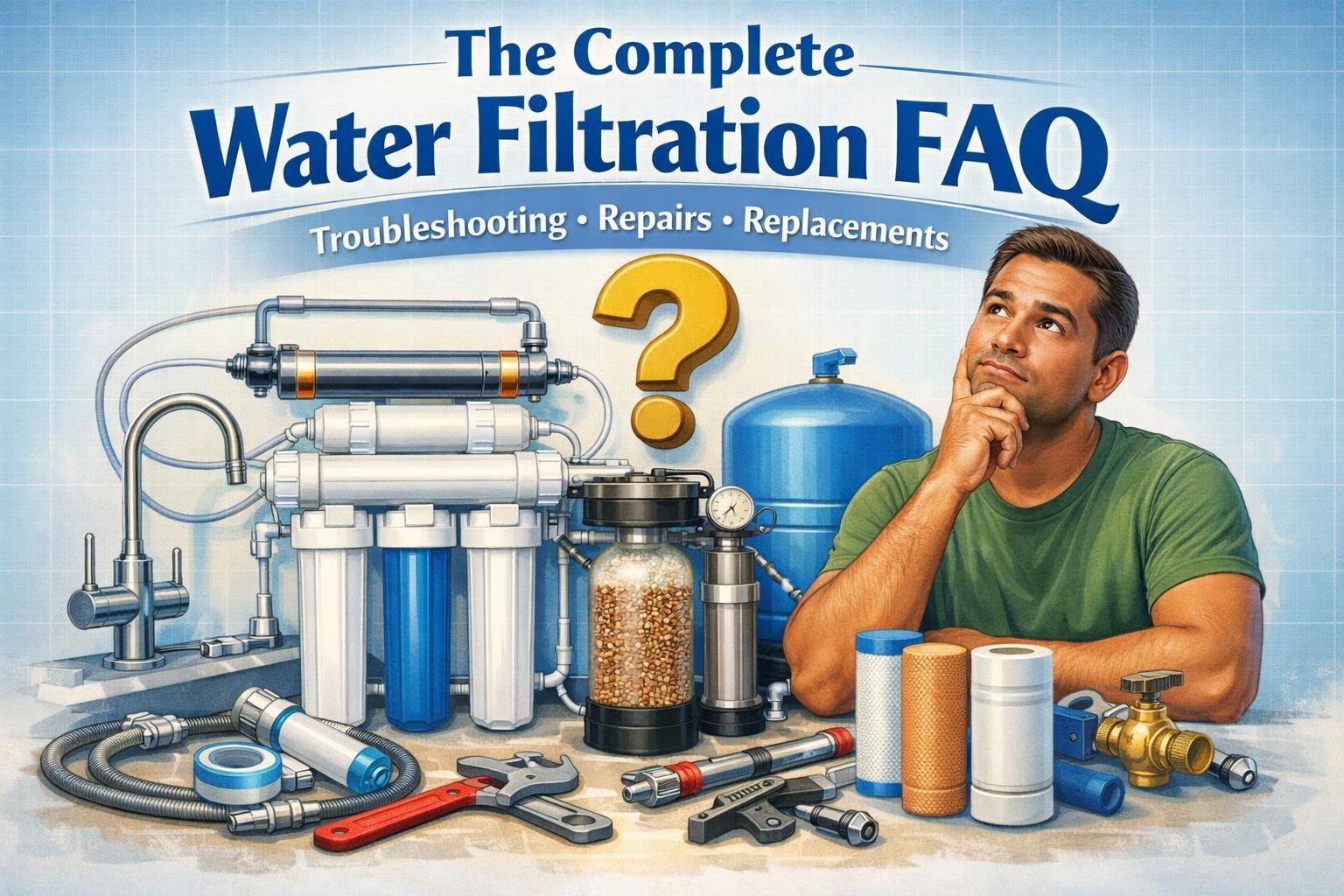 The Complete Water Filtration FAQ: Troubleshooting, Repairs, and Replacements