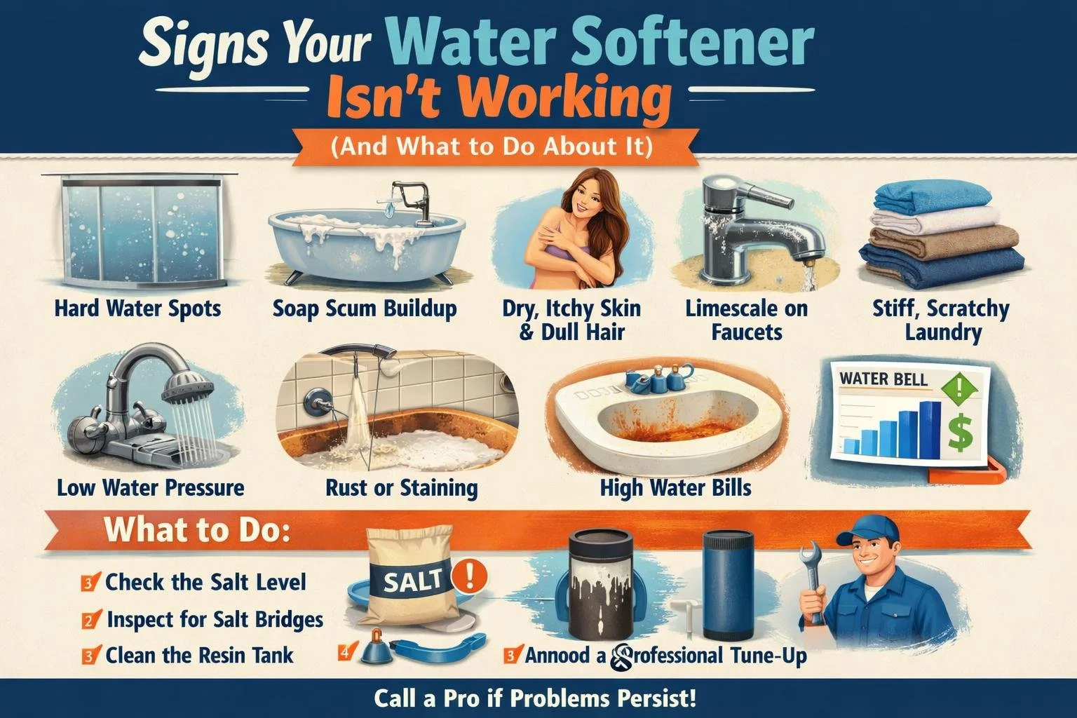 Signs Your Water Softener Isn't Working (And What to Do About It)