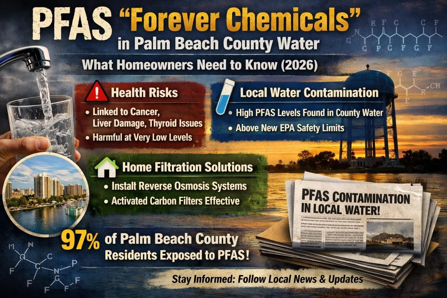 PFAS "Forever Chemicals" in Palm Beach County Water: What Homeowners Need to Know (2026)