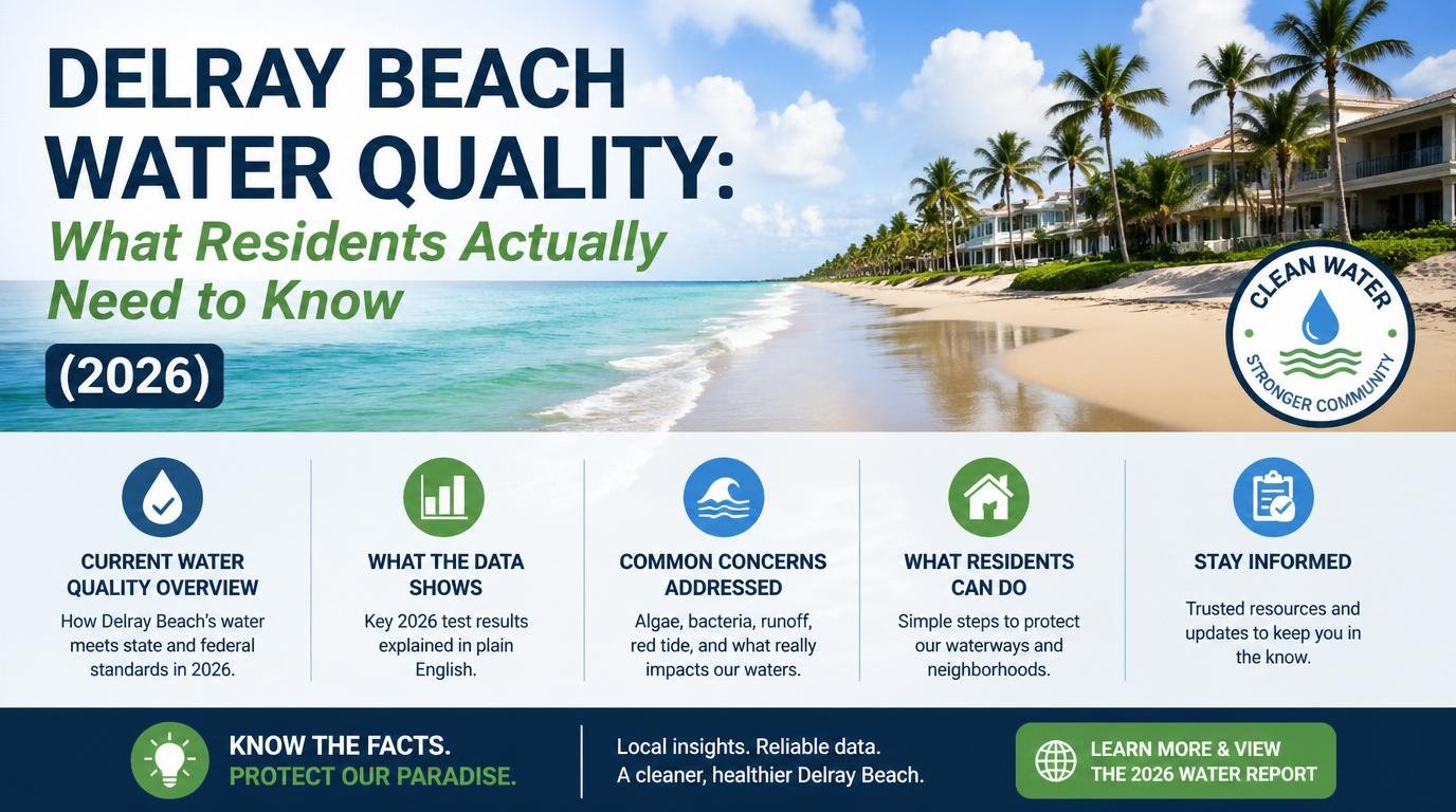Delray Beach Water Quality: What Residents Actually Need to Know (2026)
