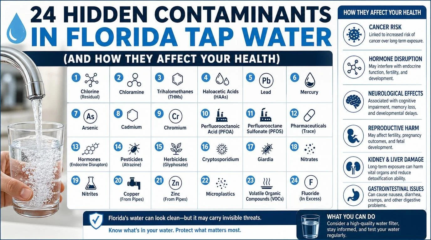24 Hidden Contaminants in Florida Tap Water (And How They Affect Your Health)