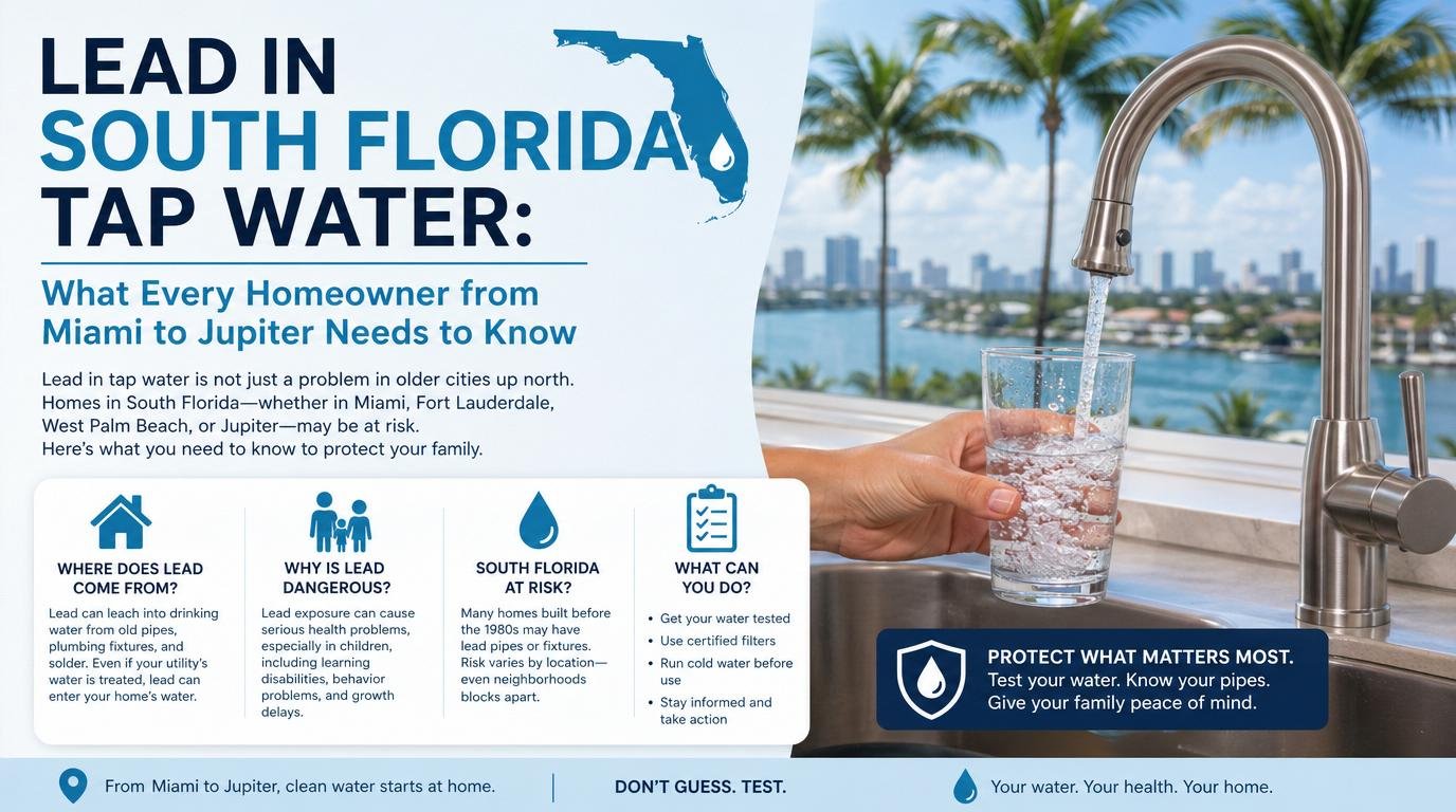 Lead in South Florida Tap Water: What Every Homeowner from Miami to Jupiter Needs to Know
