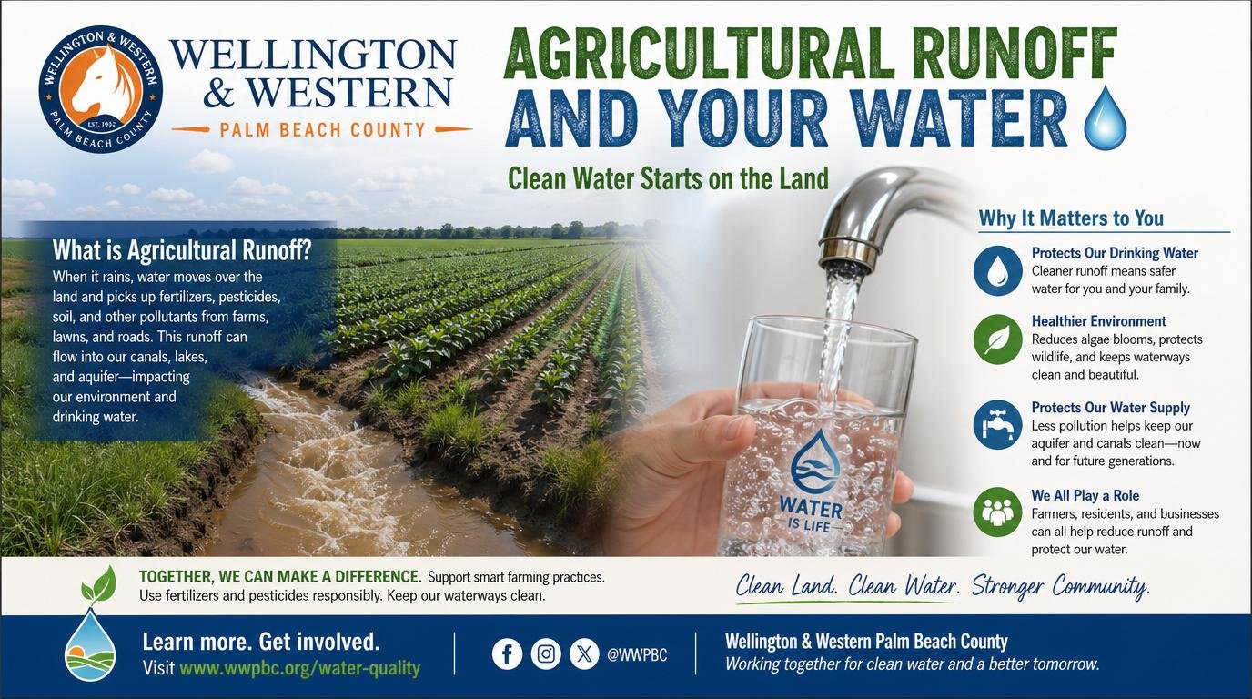 Wellington &amp; Western Palm Beach County: Agricultural Runoff and Your Water