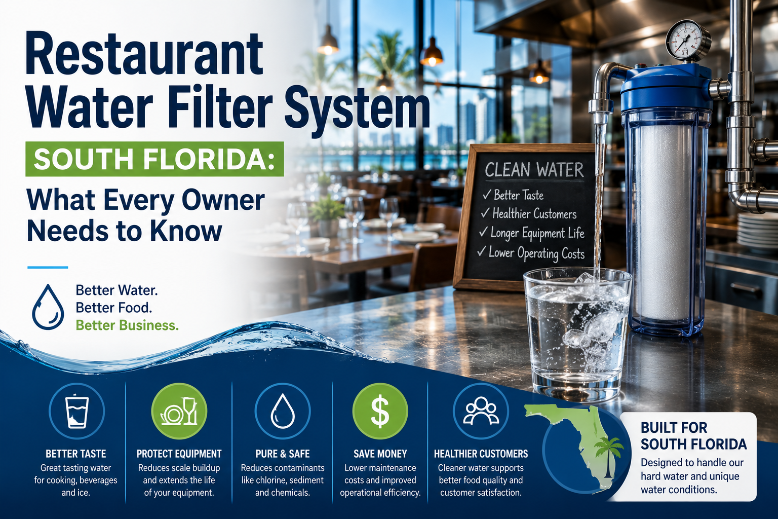 Restaurant Water Filter System South Florida: What Every Owner Needs to Know