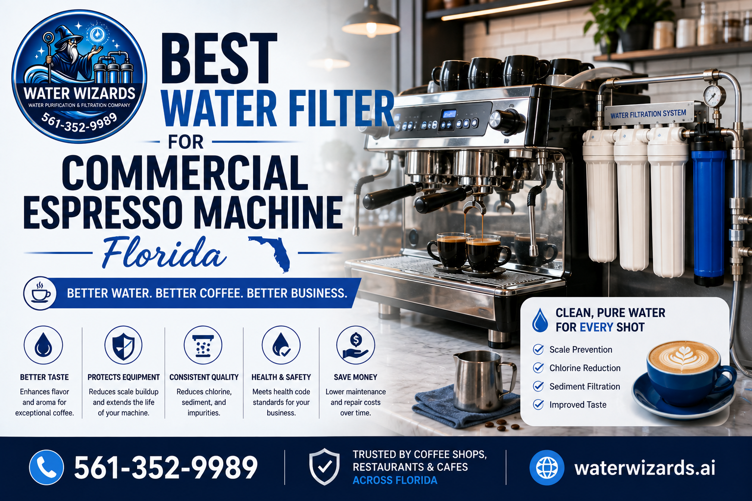 Best Water Filter for Commercial Espresso Machine Florida