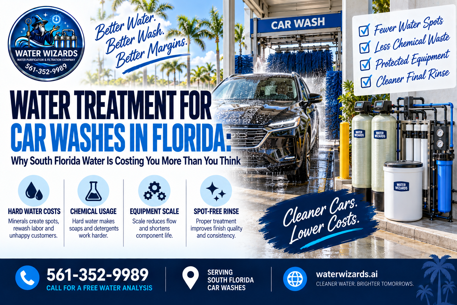 Water Treatment for Car Wash Florida: Why South Florida Water Is Costing You More Than You Think