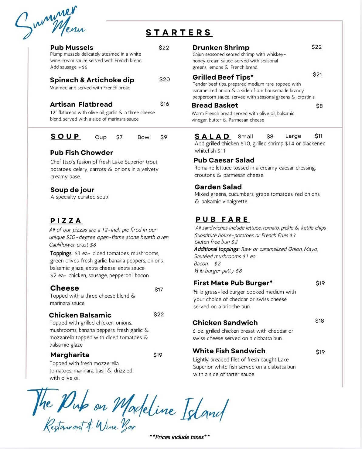 Come Check out the NEW Sunmer Menu!!! Some new items!!! 👀