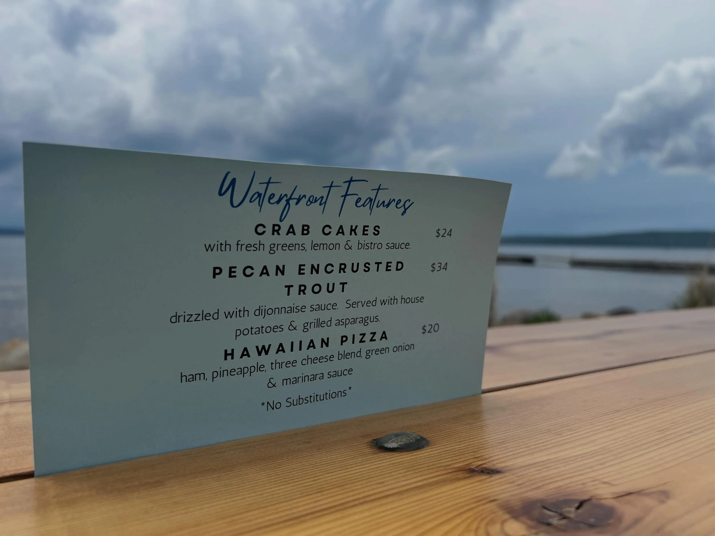 Come check out our waterfront features this weekend.  Enjoy a drink &amp; food with a view of Lake Superior!