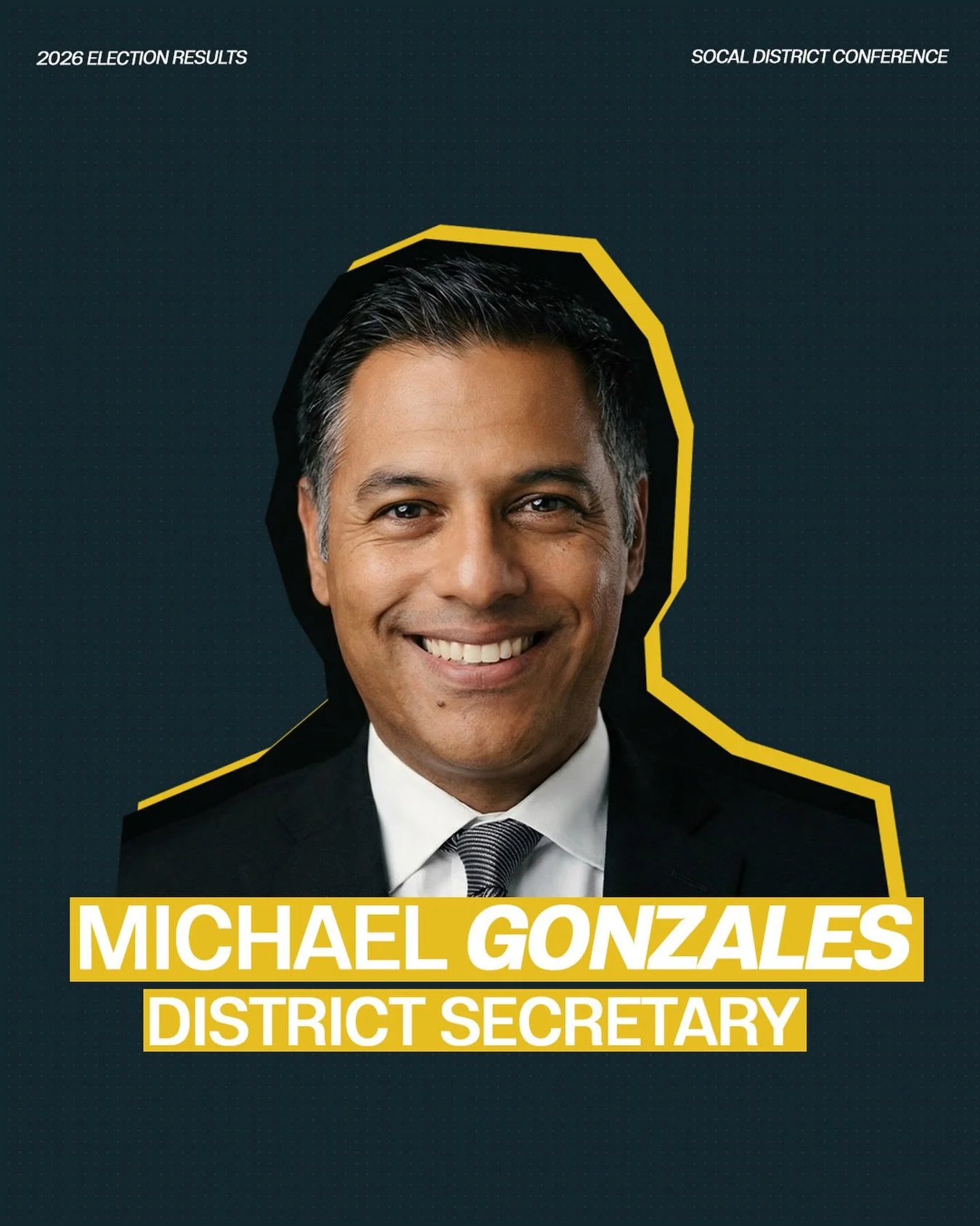 SoCal let&rsquo;s welcome our newly elected district secretary, Pastor Gonzales!